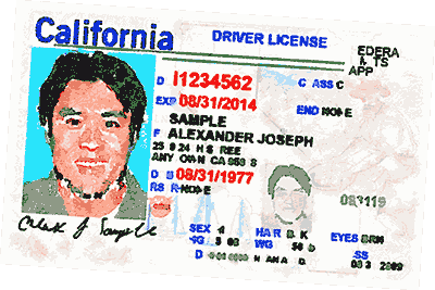 Image of California Driver's License